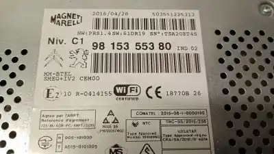 Peça sobressalente para automóvel em segunda mão sistema de áudio / rádio cd por citroen ds3 1.2 12v e-thp referências oem iam 9815355380  1681014580