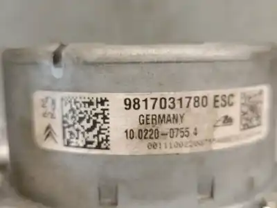 Peça sobressalente para automóvel em segunda mão abs por citroen ds3 1.2 12v e-thp referências oem iam 9817031780 10022007554 ate 1615100880