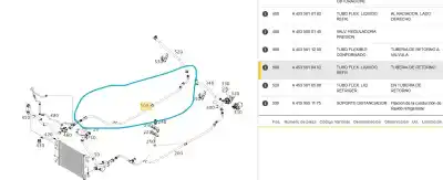 Автозапчастина б/у труба для smart forfour fastback (453) electric drive / eq (453.091) посилання на oem iam a4535010482  a4535010482
