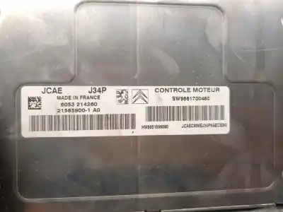 Second-hand car spare part ecu engine control for citroen c3 1.4 oem iam references sw9661700480  