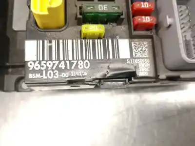 Second-hand car spare part fuse box unit for citroen c3 1.4 oem iam references 9659741780  