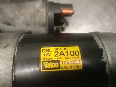 Peça sobressalente para automóvel em segunda mão motor de arranque por hyundai i30 (fd) 1.6 crdi referências oem iam 361002a100 1250295 valeo 361002a100