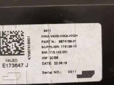 Автозапчастина б/у кондиціонація для mini mini countryman (f60) cooper посилання на oem iam 9874189  64119874189