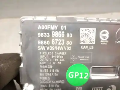 Second-hand car spare part electronic module for opel corsa f 1.2 (68) oem iam references 9833986680  