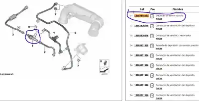 Автозапчастина б/у клапан Egr для MINI MINI COUNTRYMAN (F60) COOPER Посилання на OEM IAM 761401306 0280142527 BOSCH 13907614013