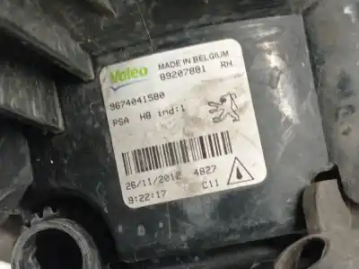 Second-hand car spare part right fog light for peugeot 308 sw i (4e_, 4h_) 1.6 16v oem iam references 9674041580 89207881 valeo 6206x5