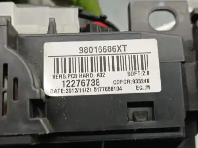 Second-hand car spare part headlights switch for peugeot 308 sw i (4e_, 4h_) 1.6 16v oem iam references 98016686xt 12276738 98016686xt