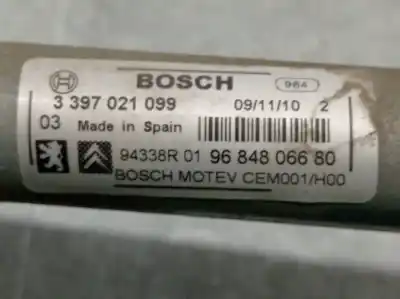 Second-hand car spare part front windshield wiper motor for peugeot 308 sw i (4e_, 4h_) 1.6 16v oem iam references 9684806680 3397021099 bosch 6405hy