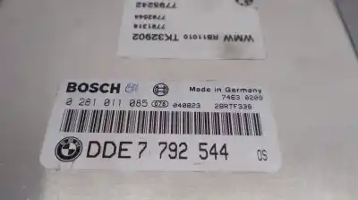Pezzo di ricambio per auto di seconda mano centralina motore per mini mini (r50,r53) 1.4 16v turbodiesel cat riferimenti oem iam 7792544 0281011085 bosch 