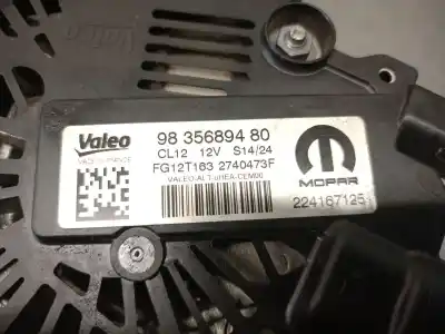 Автозапчастина б/у генератор для opel corsa f 1.2 (68) посилання на oem iam 9835689480 2740473f valeo 9835689480
