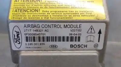 Автозапчастина б/у блок управління подушками безпеки для ford transit connect (tc7) 1.8 tdci cat посилання на oem iam 2t1t14b321 0285001955 bosch 