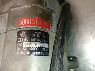 Second-hand car spare part air conditioning compressor for audi a3 (8l) 1.8 20v turbo oem iam references 1j0820803g  1j0820803k
