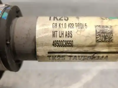 Second-hand car spare part front left transmission for hyundai i20 ii (gb, ib) 1.0 t-gdi oem iam references 49500c8550  49500c8550