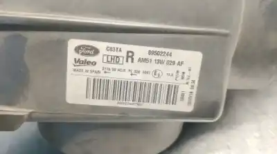 Second-hand car spare part right headlight for ford c-max ii (dxa/cb7, dxa/ceu) 1.0 ecoboost oem iam references am5113w029af 89502244 valeo 1787127