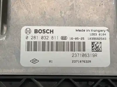 Second-hand car spare part ecu engine control for dacia dokker monospace (ke_) 1.5 dci (keaj keah) oem iam references 237106319r 0281032811 