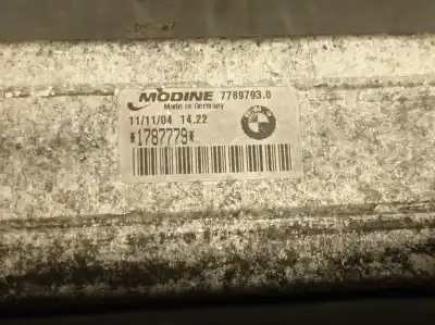 Pezzo di ricambio per auto di seconda mano intercooler per bmw serie 3 berlina (e46) 320d riferimenti oem iam 1787779 77897930 modine 17517793370