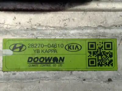 Second-hand car spare part intercooler for kia stonic (yb) 1.0 t-gdi oem iam references 2827104610  2827104610