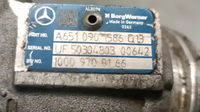 Автозапчастина б/у трубопровод турбокомпенсатора для mercedes-benz glc (x253) 220 d 4-matic (253.905, 253.903) посилання на oem iam 54391030282  a6510901586