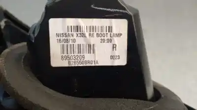 Peça sobressalente para automóvel em segunda mão farolim traseiro direito por nissan qashqai / qashqai +2 i (j10, nj10, jj10e) 2.0 dci referências oem iam 89503209  26554br01a Peça sobressalente para automóvel em segunda mão farolim traseiro direito por nissan qashqai / qashqai +2 i (j10, nj10, jj10e) 2.0 dci referências oem iam 89503209  26554br01a