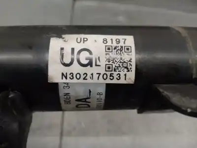 Second-hand car spare part front left shock absorber for mazda 3 fastback (bp) 2.0 skyactiv-g m hybrid oem iam references bden34  