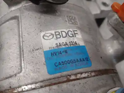 Peça sobressalente para automóvel em segunda mão compressor de ar condicionado a/a a/c por mazda 3 fastback (bp) 2.0 skyactiv-g m hybrid referências oem iam ca500g5aaa12  