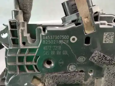 Автозапчастина б/у замок заднього правого дверя для smart forfour fastback (453) 0.9 (453.044, 453.053) посилання на oem iam a4537307500 825021882r a4537300200