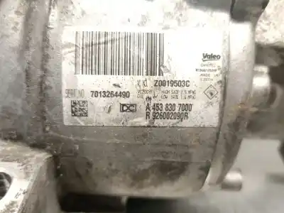 Автозапчастина б/у компресор кондиционера для smart forfour fastback (453) 0.9 (453.044, 453.053) посилання на oem iam a4538307000 z0019503c valeo a4538307000