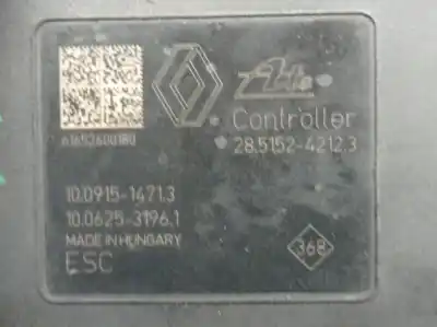 Second-hand car spare part abs for dacia dokker monospace (ke_) 1.5 dci (keaj keah) oem iam references 476600078r 10022006554 476608628r