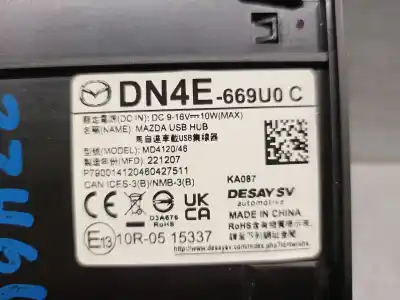 Second-hand car spare part electronic module for mazda 3 fastback (bp) 2.0 skyactiv-g m hybrid oem iam references dn4e669u0c  