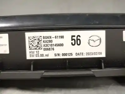 Автозапчасти б/у климат-контроль за mazda 3 fastback (bp) 2.0 skyactiv-g m hybrid ссылки oem iam bgkn61190  