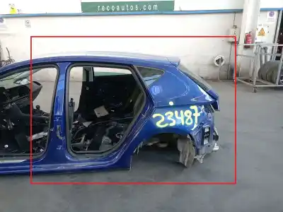 Peça sobressalente para automóvel em segunda mão guarda-lamas traseiro esquerdo (corte) por seat leon (5f1) 1.5 tgi referências oem iam 5f3809837  5f3809837
