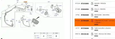 Автозапчасти б/у трубы кондиционирования воздуха за hyundai i20 iii (bc3, bi3) 1.0 t-gdi hybrid 48v ссылки oem iam 97775q0330  97775q0330