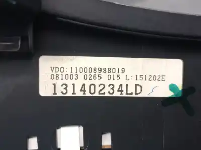 Автозапчастина б/у панель інструментів для opel corsa d (s07) 1.4 (l08 l68) посилання на oem iam 13140234ld  93174351