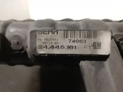 Second-hand car spare part water radiator for opel corsa d (s07) 1.4 (l08 l68) oem iam references 24445161 74063 behr 