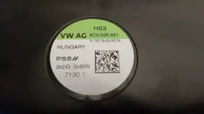 Peça sobressalente para automóvel em segunda mão colunas de som por seat leon (5f1) 1.5 tgi referências oem iam 6c0035621  6c0035621