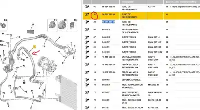 Автозапчастина б/у труби кондиціонації для citroen c4 grand picasso ii (da_, de_) 1.6 bluehdi 120 посилання на oem iam 9806581680  9806581680