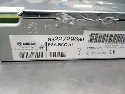 Second-hand car spare part audio system / radio cd for citroen c4 grand picasso ii (da_, de_) 1.6 bluehdi 120 oem iam references 9822729680  1623788880