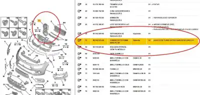 Автозапчасти б/у передняя решетка радиатора за citroen c4 grand picasso ii (da_, de_) 1.6 bluehdi 120 ссылки oem iam 9814207980  9814207980