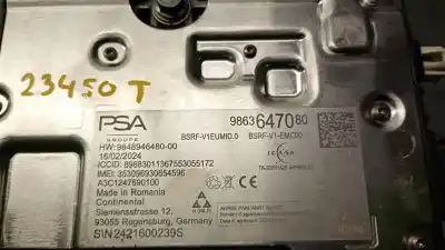 Second-hand car spare part antenna for opel corsa f 1.2 (68) oem iam references 9863647080  9863647080