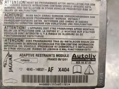 Second-hand car spare part airbag control unit for jaguar x-type i (x400) 2.0 d oem iam references 4x4314b321  