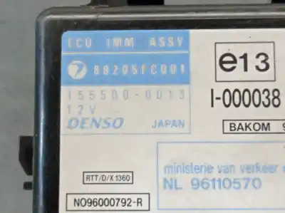 Second-hand car spare part electronic module for subaru forester s10 (sf) 2.0 cat oem iam references 88205fc001 1555000013 