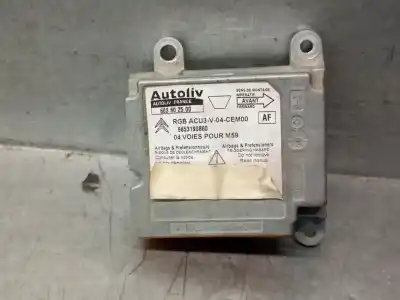 Second-hand car spare part Airbag Control Unit for CITROEN BERLINGO / BERLINGO FIRST MONOSPACE (MF_, GJK_, GFK_) 2.0 HDi 4x4 (MFRHY) OEM IAM references 9653190880 603602500 AUTOLIV 9653190880