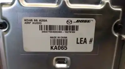 Автозапчастина б/у антенний підсилювач для mazda cx-5 (ke, gh) 2.2 d awd (ke102) посилання на oem iam kd4666a20a  kd4666a20a