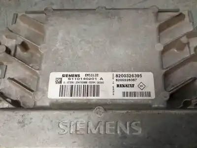 Second-hand car spare part ecu engine control for renault clio ii fase i (b/cbo) 1.2 oem iam references 8200326395 s110140201a siemens 
