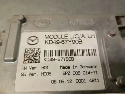 Автозапчастина б/у електронний модуль для mazda cx-5 (ke, gh) 2.2 d awd (ke102) посилання на oem iam kd4967y90b  kd4967y90b