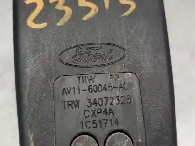 Peça sobressalente para automóvel em segunda mão chicote / encaixe cinto segurança traseiro esquerdo por ford b-max (jk) 1.6 tdci referências oem iam av1160045ac 34072328 trw 1802650