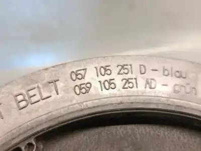 Автозапчастина б/у шків колінчастого вала для audi a6 c6 avant (4f5) 2.7 tdi посилання на oem iam 057105251d  059105251ad