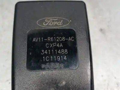 Second-hand car spare part right front seat belt buckle for ford b-max (jk) 1.6 tdci oem iam references av11r61208ac  1766449