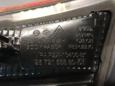 Second-hand car spare part left tailgate light for citroen c4 lim. collection oem iam references 9672155880  7453e4