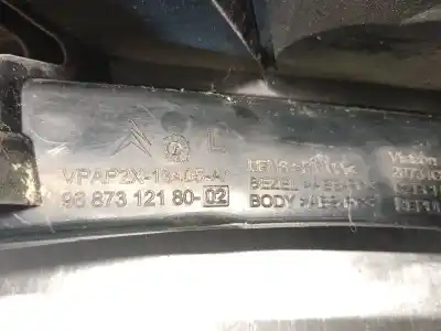 Second-hand car spare part left tailgate light for citroen c4 lim. collection oem iam references 9687312180  6350ks